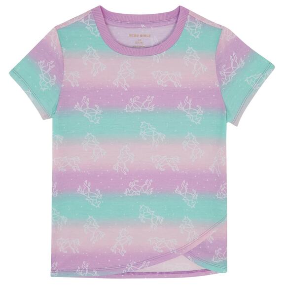 NWT BCBG Girls Youth Unicorn 4-Piece PJ Tee, Pants & Shorts Pajama Lounge Set - Picture 3 of 6